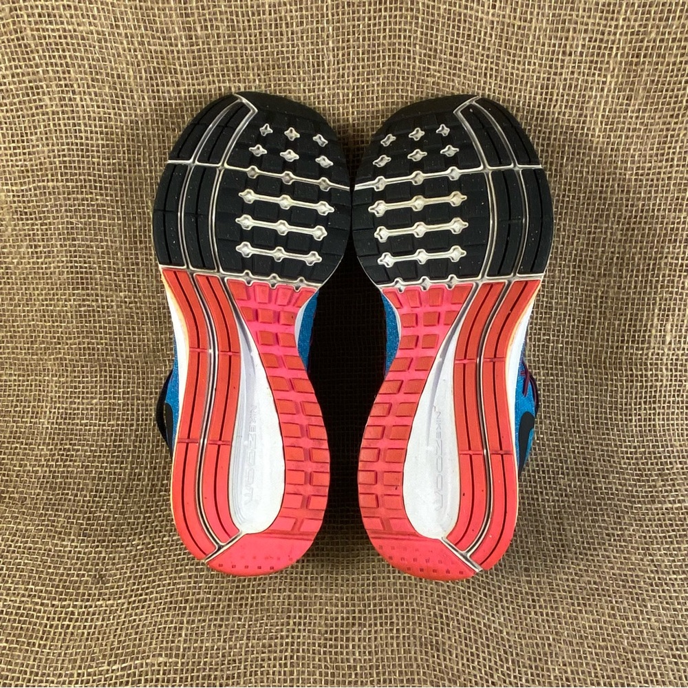 Nike Running Shoe Air Zoom Pegasus Blue Black White Women's Size 9.5 - Picture 10 of 11